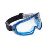 BOLLE Ruimzichtbril met heldere lens SUPBLAPSIP Platinum Blauw Indirecte Ventilatie